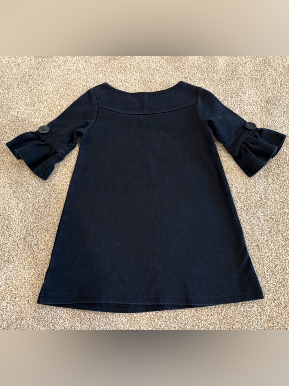 Gap Kids Black Ruffle-Sleeve Dress - Picture 2 of 4